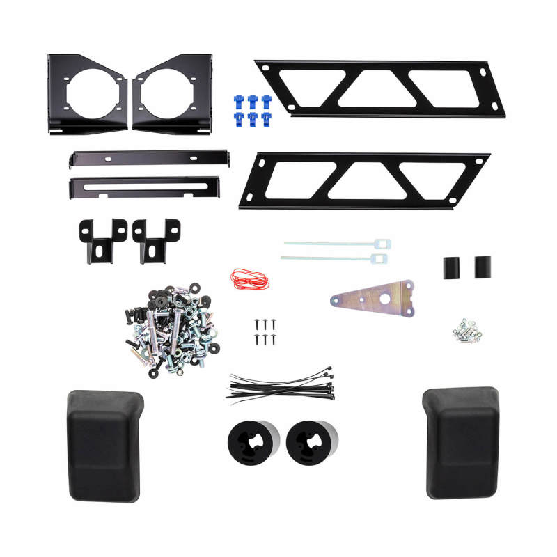 ARB Sahara winch bull bar for Jeep Wrangler JK — Hi-Lift jacking point detail