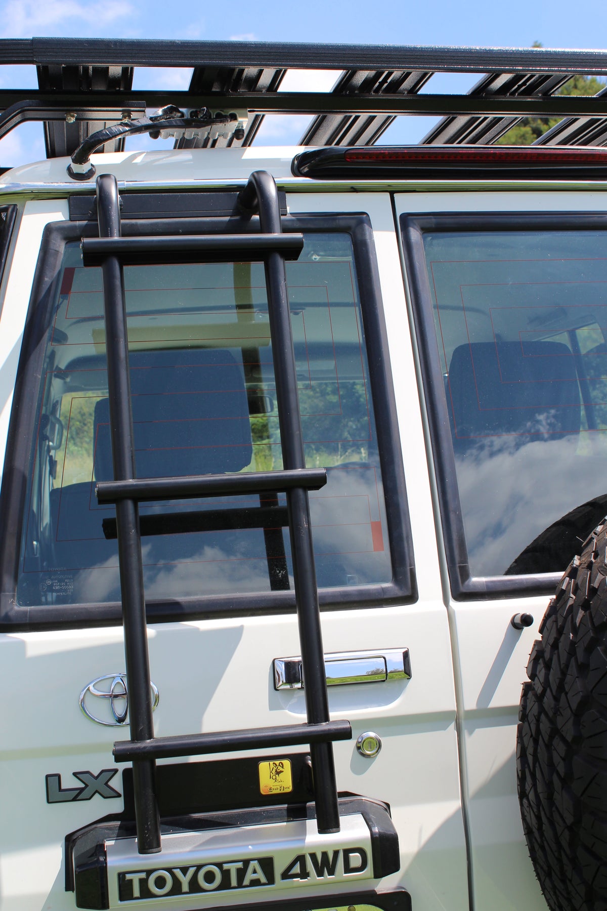 Eezi-Awn K9 Ladder 76 Series Roof Rack Accessories Eezi-Awn- Overland Kitted