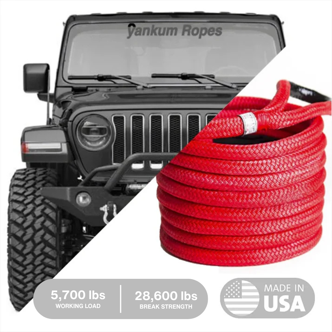 Hi-Vis Kinetic Recovery Rope