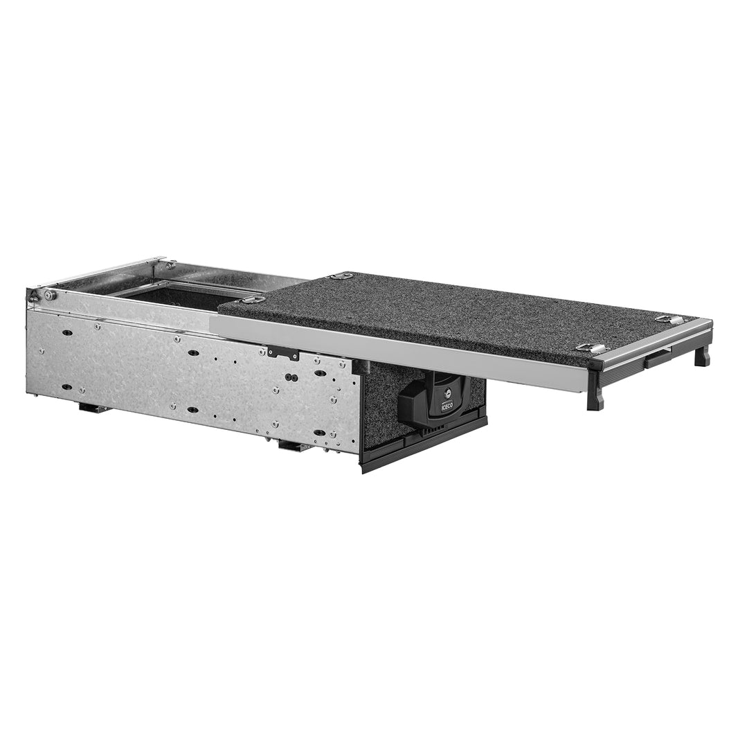 DS27 Drawer System Roller Drawer with Roller Floor | ICECO Accessories ICECO- Overland Kitted