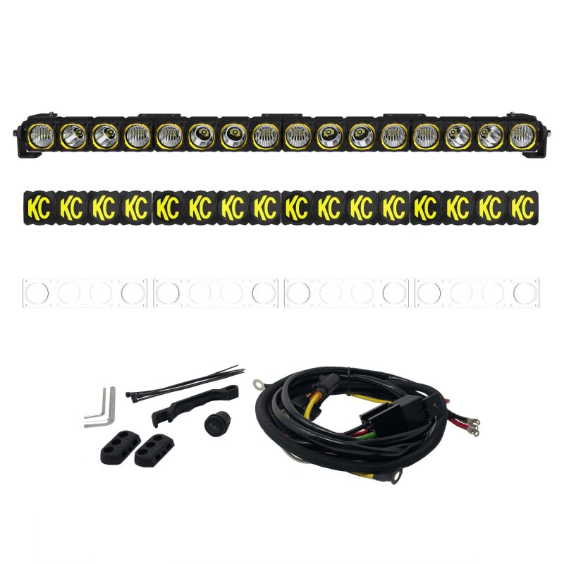 KC HiLiTES FLEX ERA 40in LED Light Bar - Master Kit, detail view
