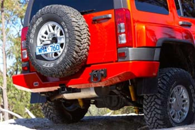 ARB Hummer H3 rear bar — side profile and departure angle