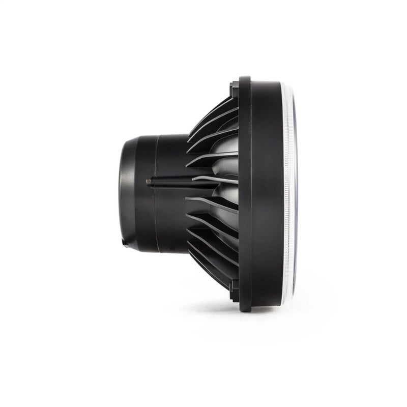 KC HiLiTES Gravity LED Pro 7in. DOT Headlight Pair - Jeep JL/JT 2018-2024, mounted view