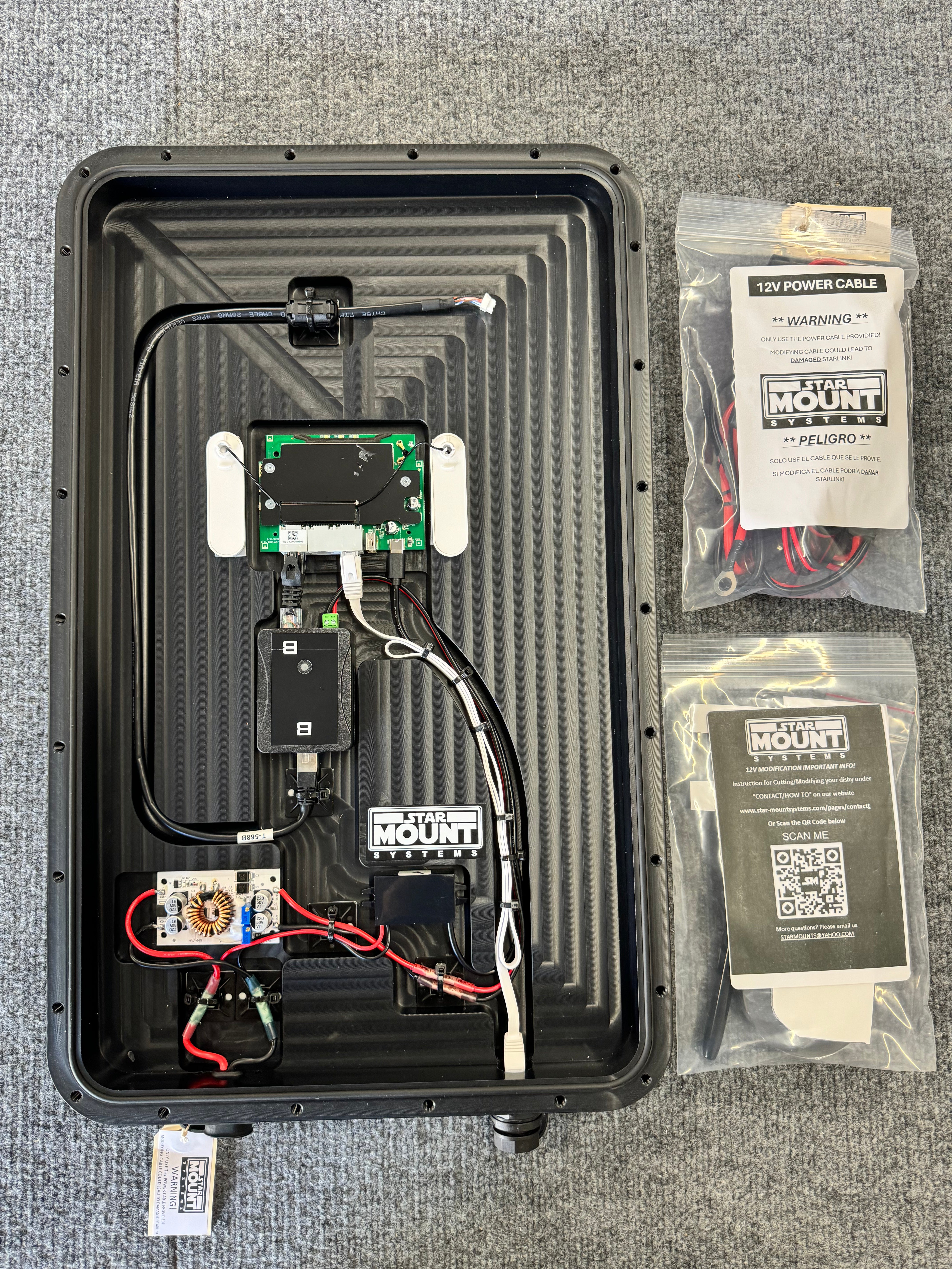 Star-Mount All In One 12v Flat Mount for Gen 2 Starlink