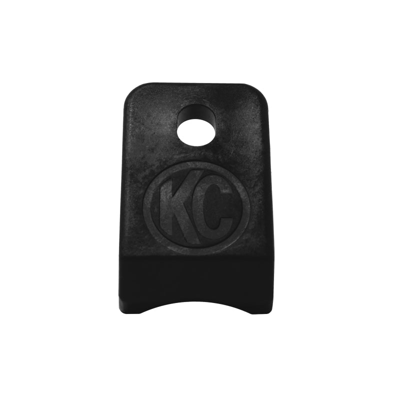 KC HiLiTES 40 Deg. A-Pillar Tube Clamp Light Mount, 1.5-2 in. Bars - Pair, shown with included parts