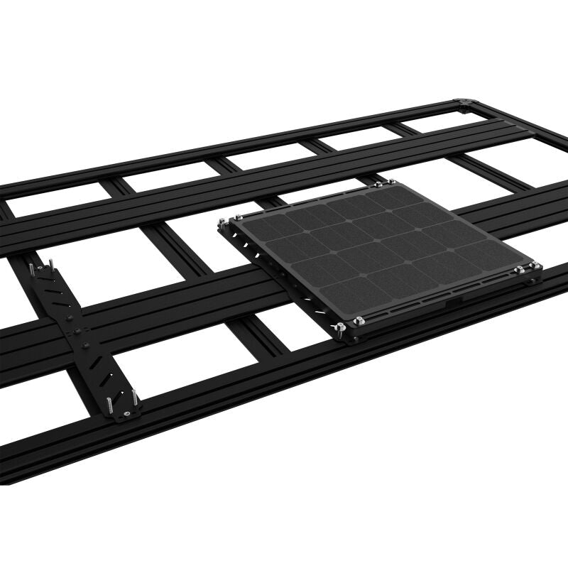 KC HiLiTES Platform One BLOX Solar Panel Roof Rack Mount, detail view