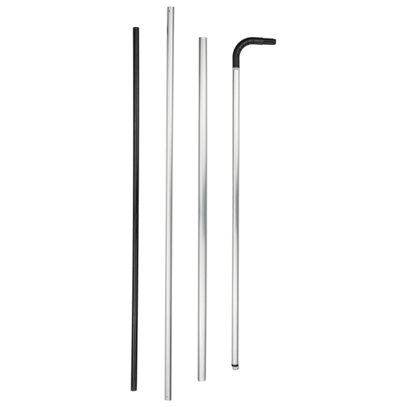 ARB Simpson veranda bow kit poles laid out