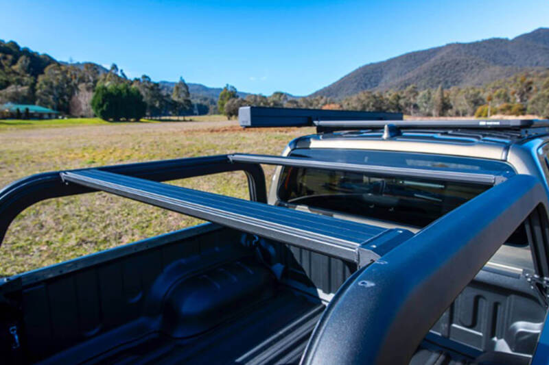 ARB bed rack cross bar dovetail mount detail