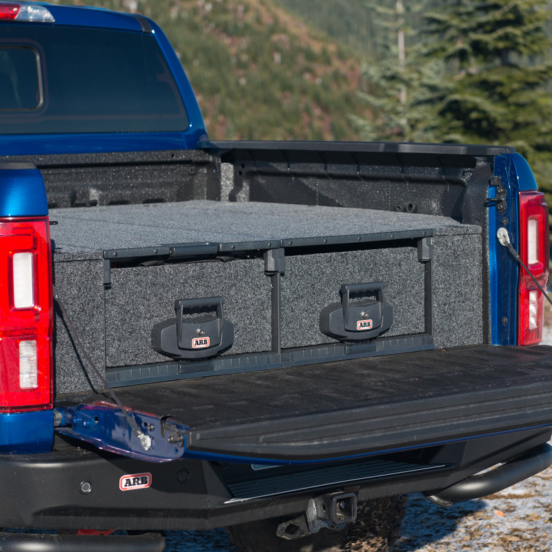 ARB Outback Solutions drawer roller and latch detail