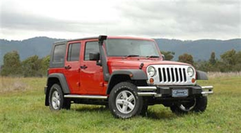 ARB Safari snorkel Wrangler JK — body profile view