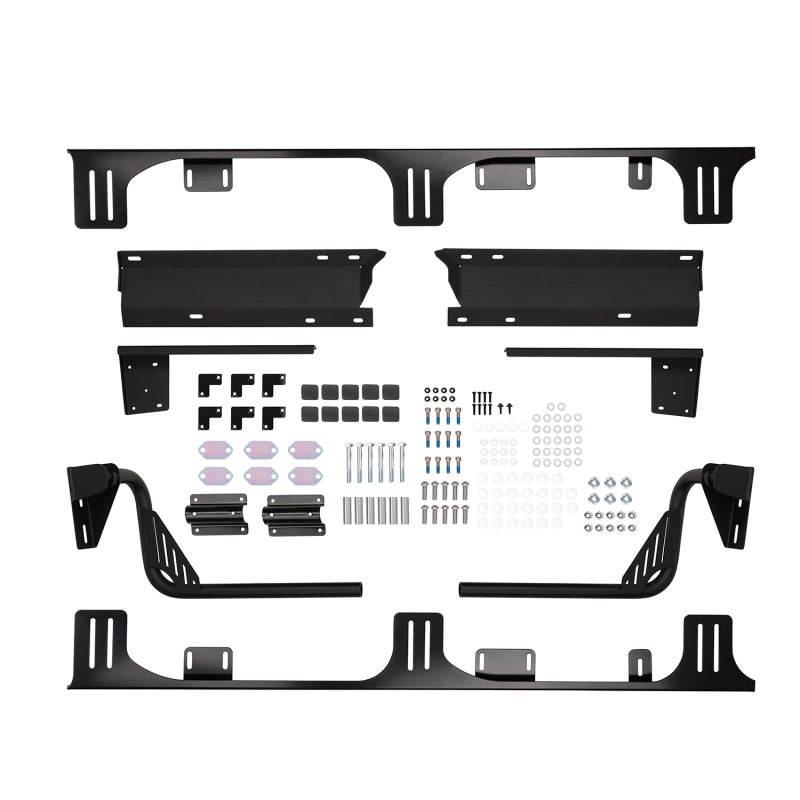 ARB roof rack fit kit mounting brackets and hardware detail