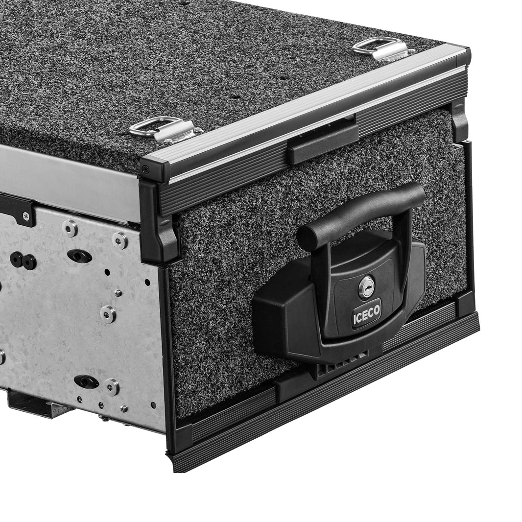 DS27 Drawer System Roller Drawer with Roller Floor | ICECO Accessories ICECO- Overland Kitted