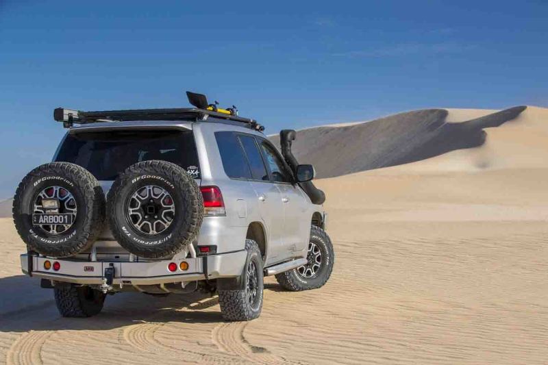 ARB wheel carrier — spare wheel mounting plate