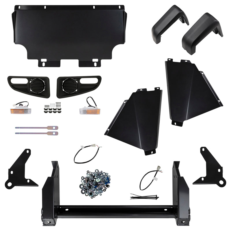ARB Deluxe bull bar for Toyota Prado 120 — straight-on front view