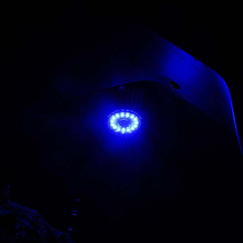 KC HiLiTES Cyclone V2 LED Replacement Lens - Blue (6-Pack), close-up