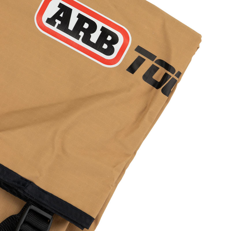 ARB front wind break providing wind protection at camp