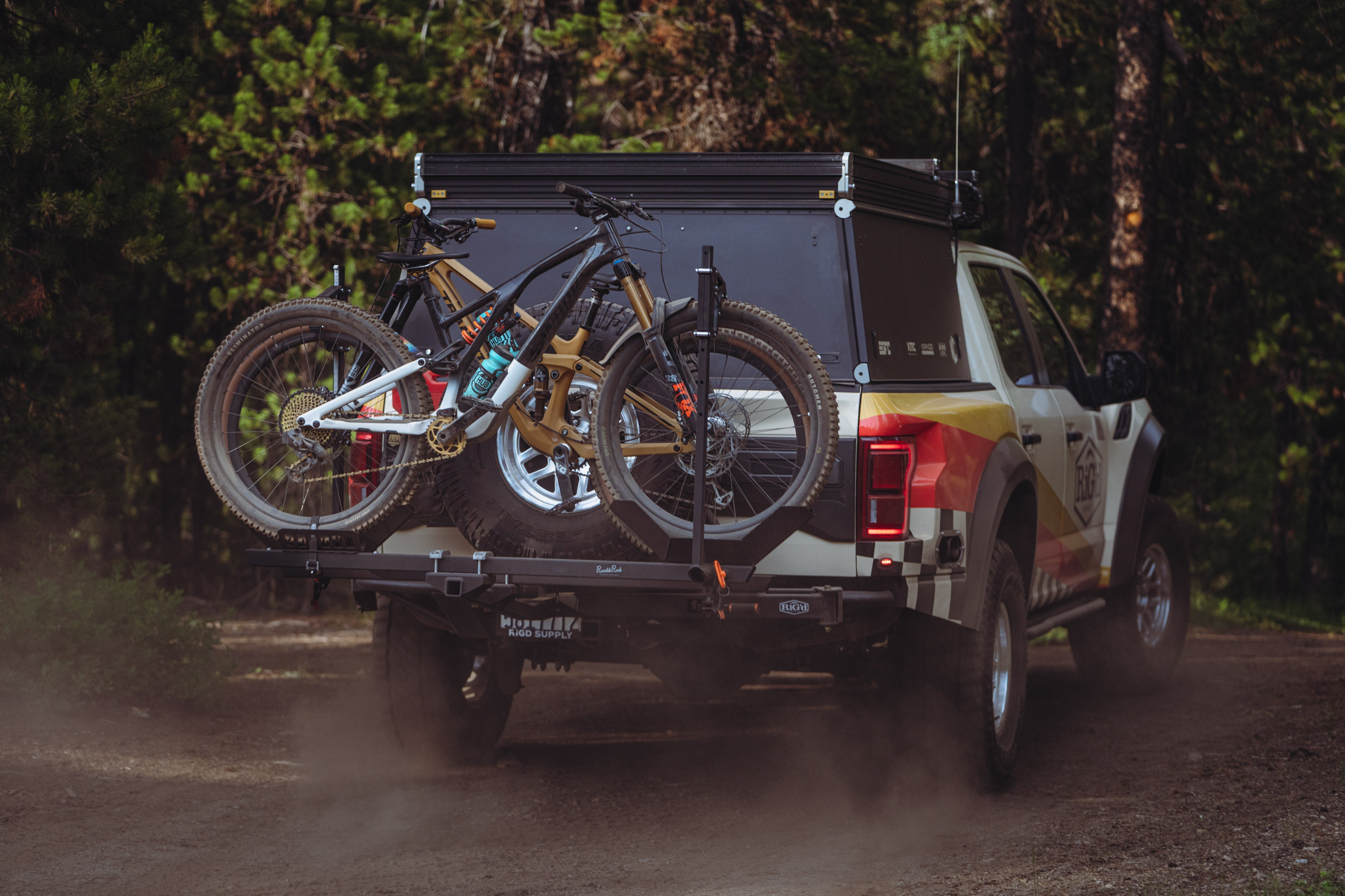 RambleRack® Heavy Duty Hitch Bike Rack | RiGd Supply Vehicle RIGd Supply- Overland Kitted