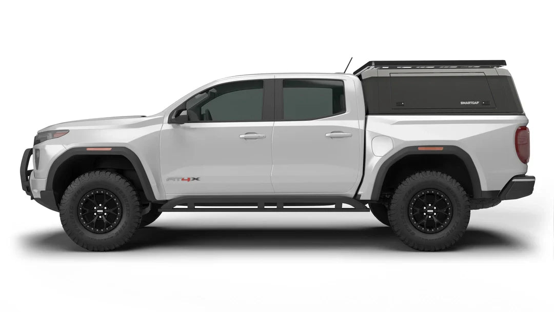 Leitner ACS ROOF platform rack over Smartcap truck cap
