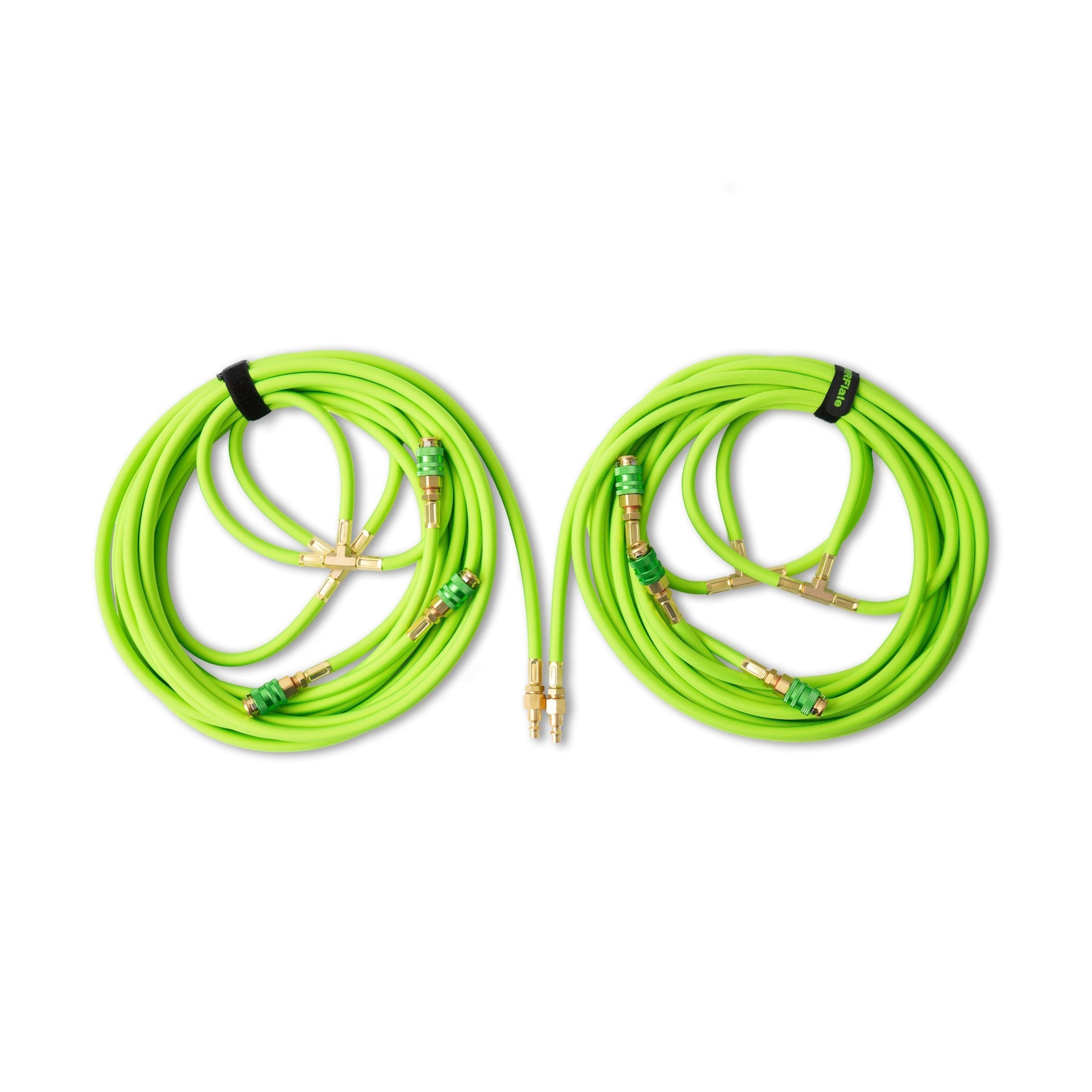 MORRFlate braided Air Hub mega hoses, coiled