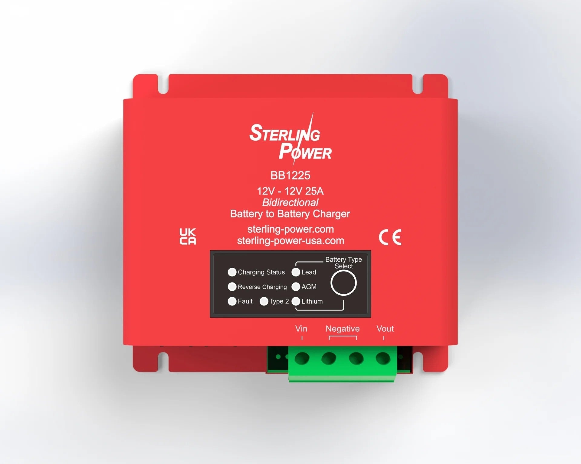 Sterling Power Saturn BB1225 | 12V/12V 25A Bidirectional DC-DC Battery Charger
