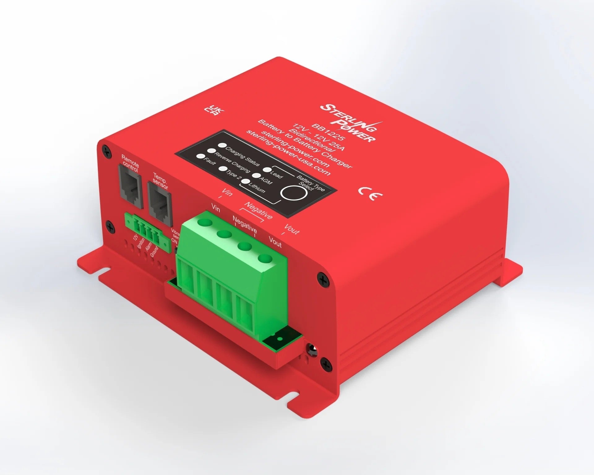 Sterling Power Saturn BB1225 | 12V/12V 25A Bidirectional DC-DC Battery Charger