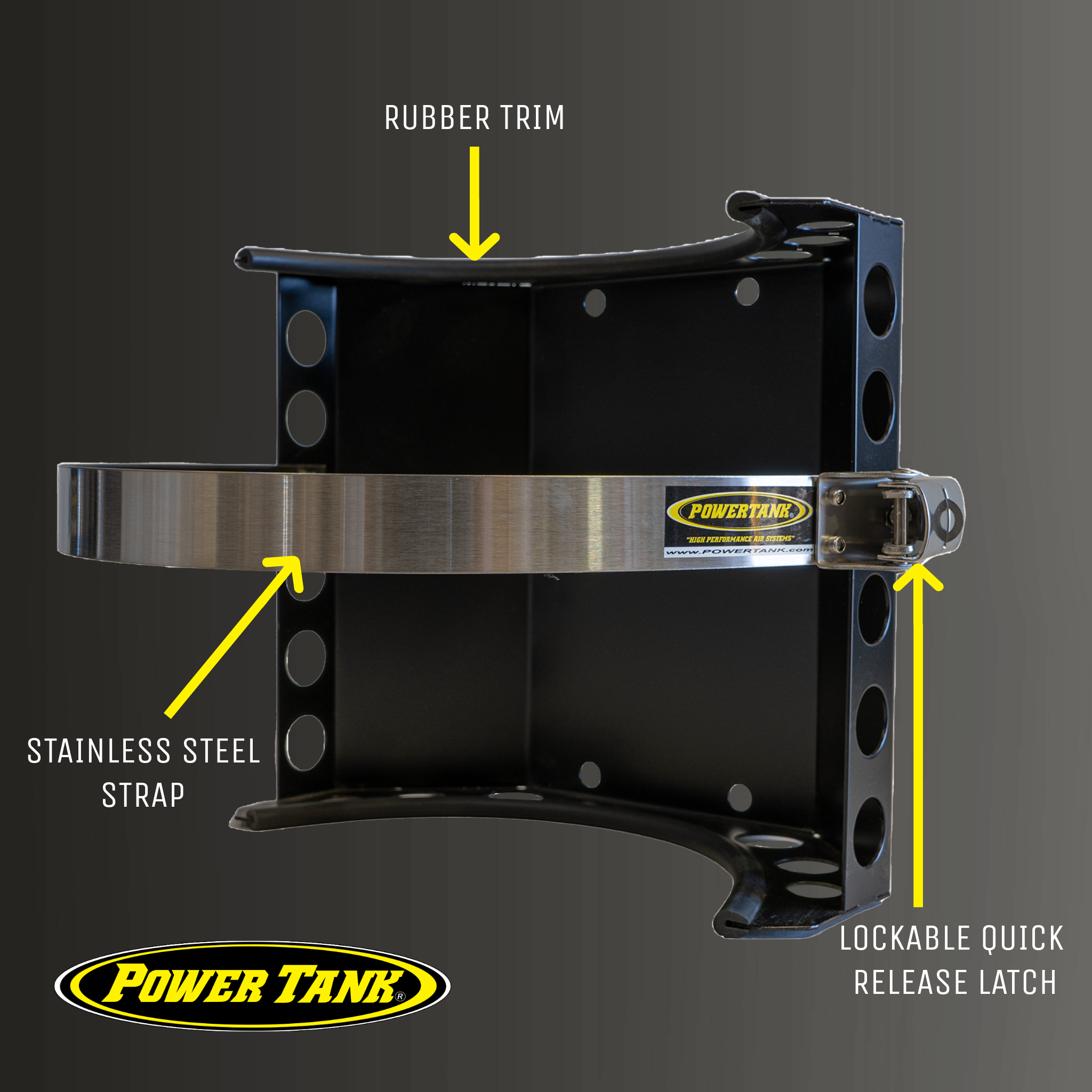 Gannett MARINE Bracket for 10 lb. Aluminum Propane Tank
