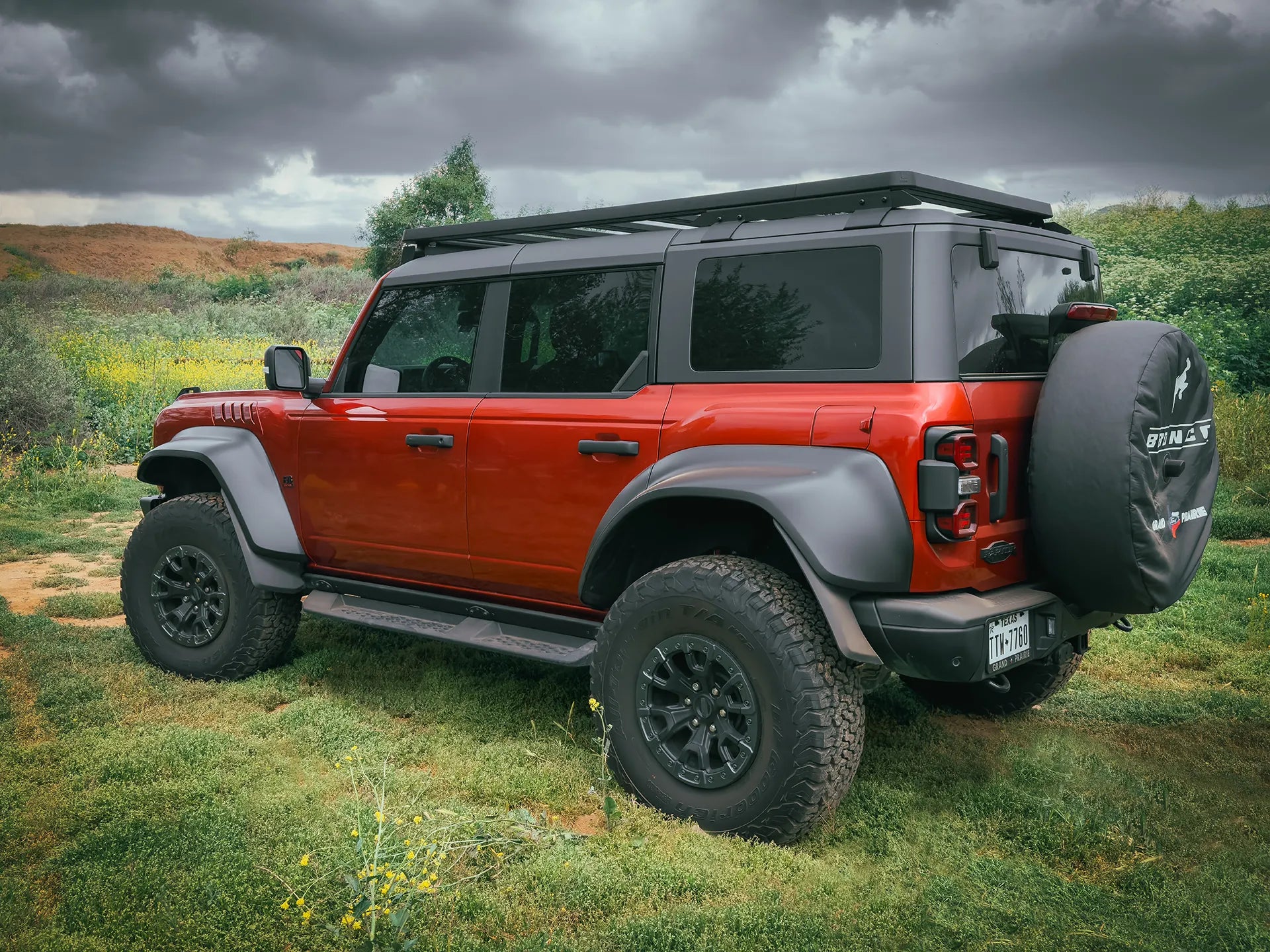 ACS ROOF | Over Cab Platform Rack for FORD Platform Rack Leitner Designs- Overland Kitted