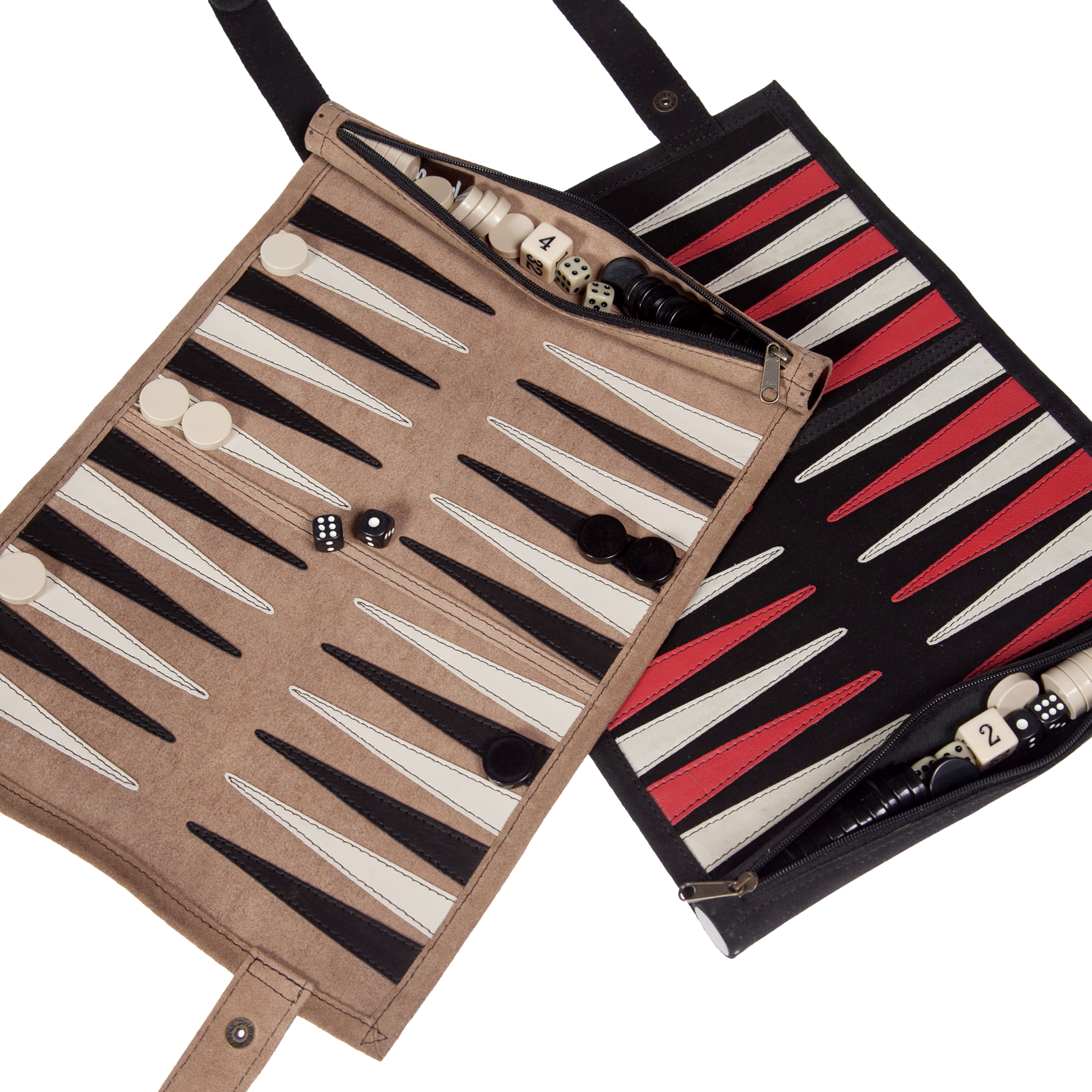 Backgammon Set (Roll-up)   Melvill & Moon USA- Overland Kitted