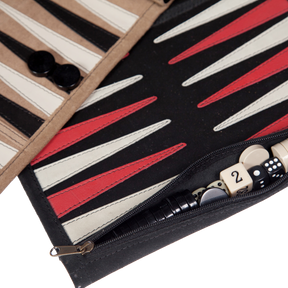 Backgammon Set (Roll-up)   Melvill & Moon USA- Overland Kitted