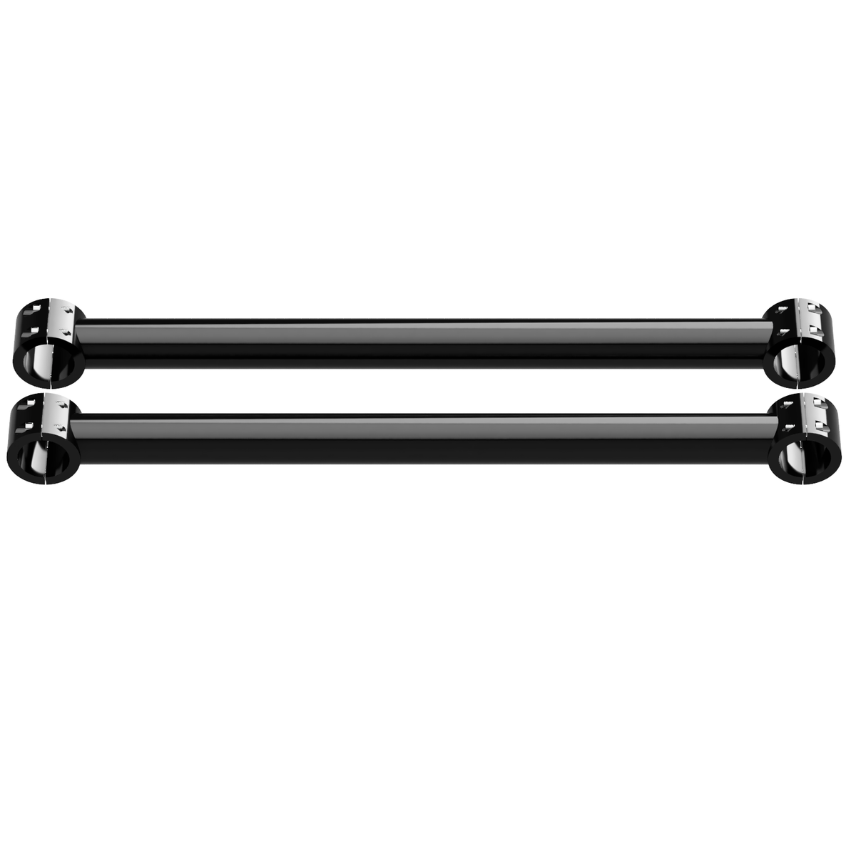 Pair of 42 in HMOR utility crossmembers, top view