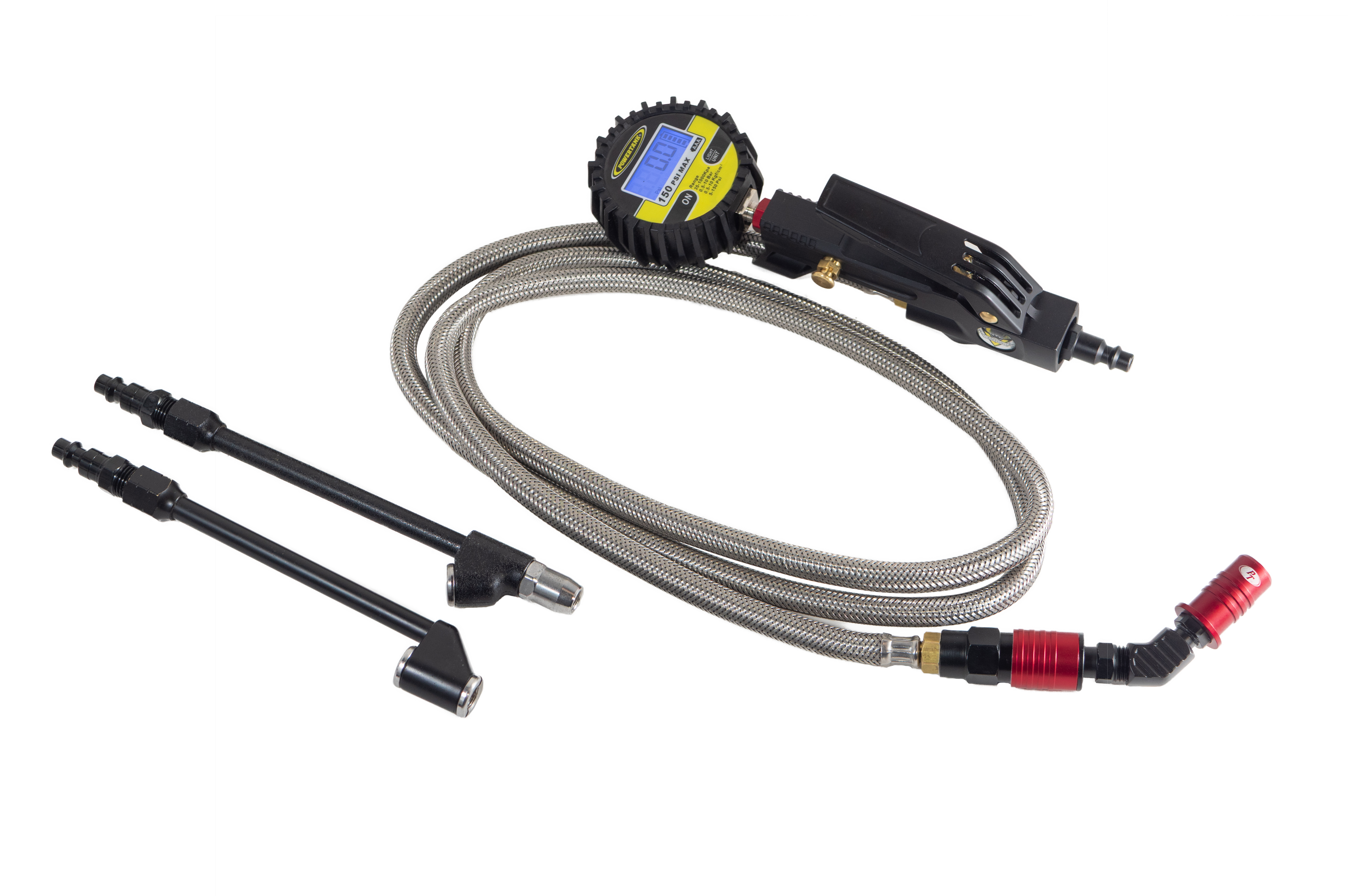 Big Kahuna Digital - Ventoso™ Tire Inflator with Gauge, 6 ft. Hose, and Quick-Switch Chucks