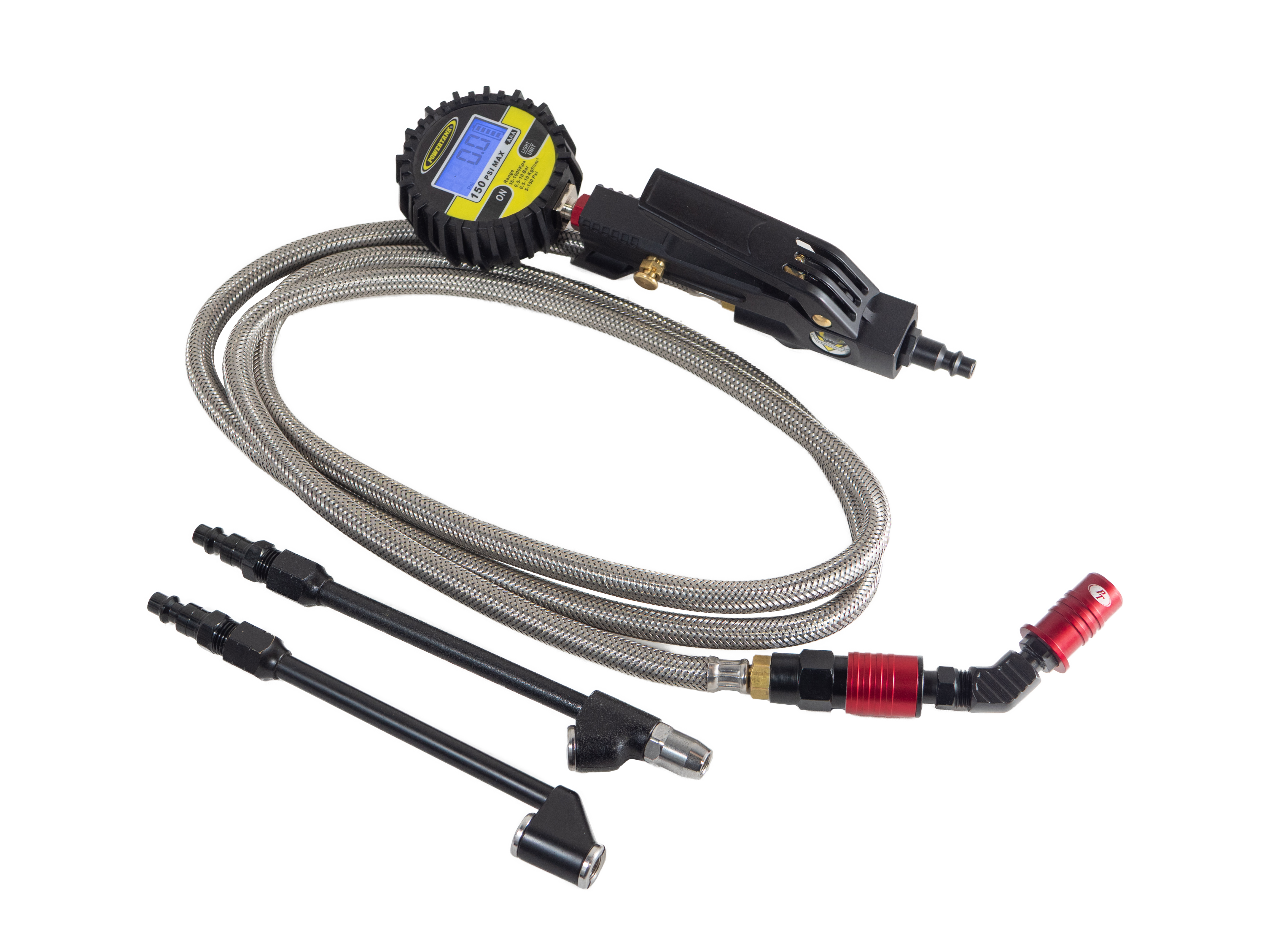 Big Kahuna Digital - Ventoso™ Tire Inflator with Gauge, 6 ft. Hose, and Quick-Switch Chucks