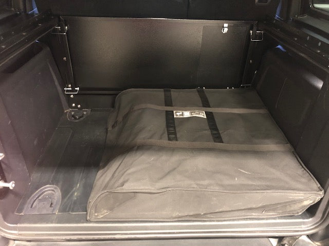 Soft bag stored inside the Bronco Slipstream compartment