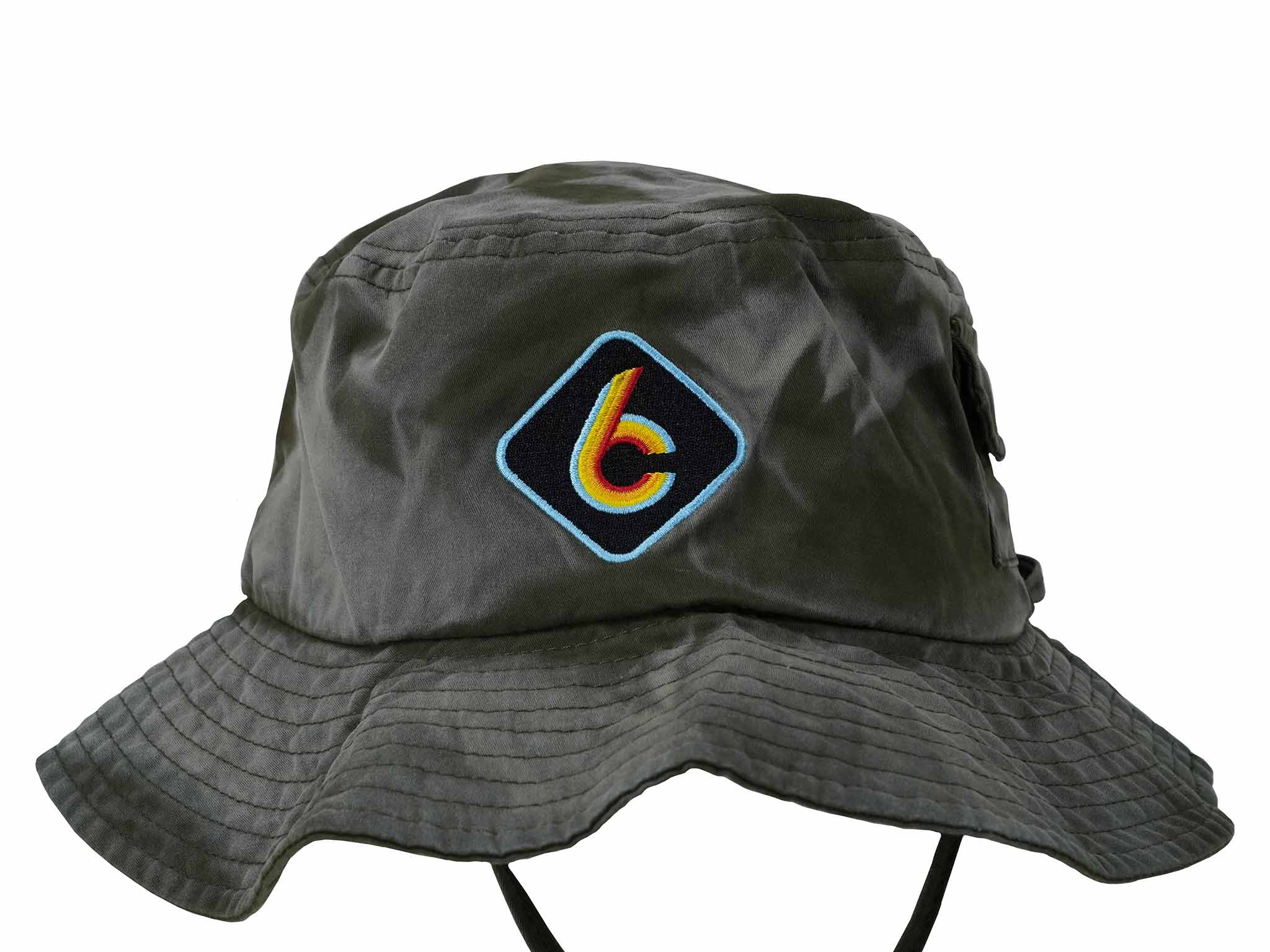 BUCKET HAT | CAMO blue patch SWAG C6 Outdoor- Overland Kitted