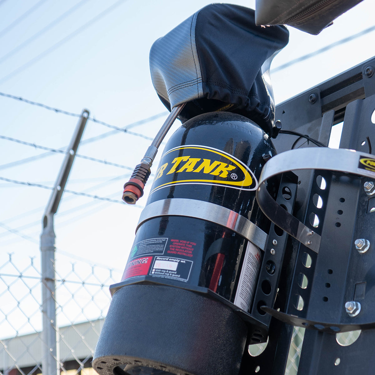 Stiffy Regulator Coupler Upgrade - 10" Stainless Steel Braided Power Flow 3 Coupler Extension