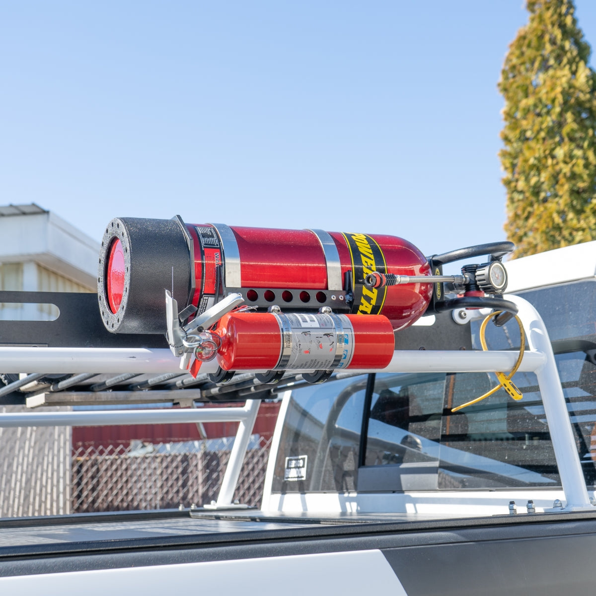 CO2 Tank COMP2 Bracket 10 lb. 15 lb. 6.9 in. Diameter Power Tank