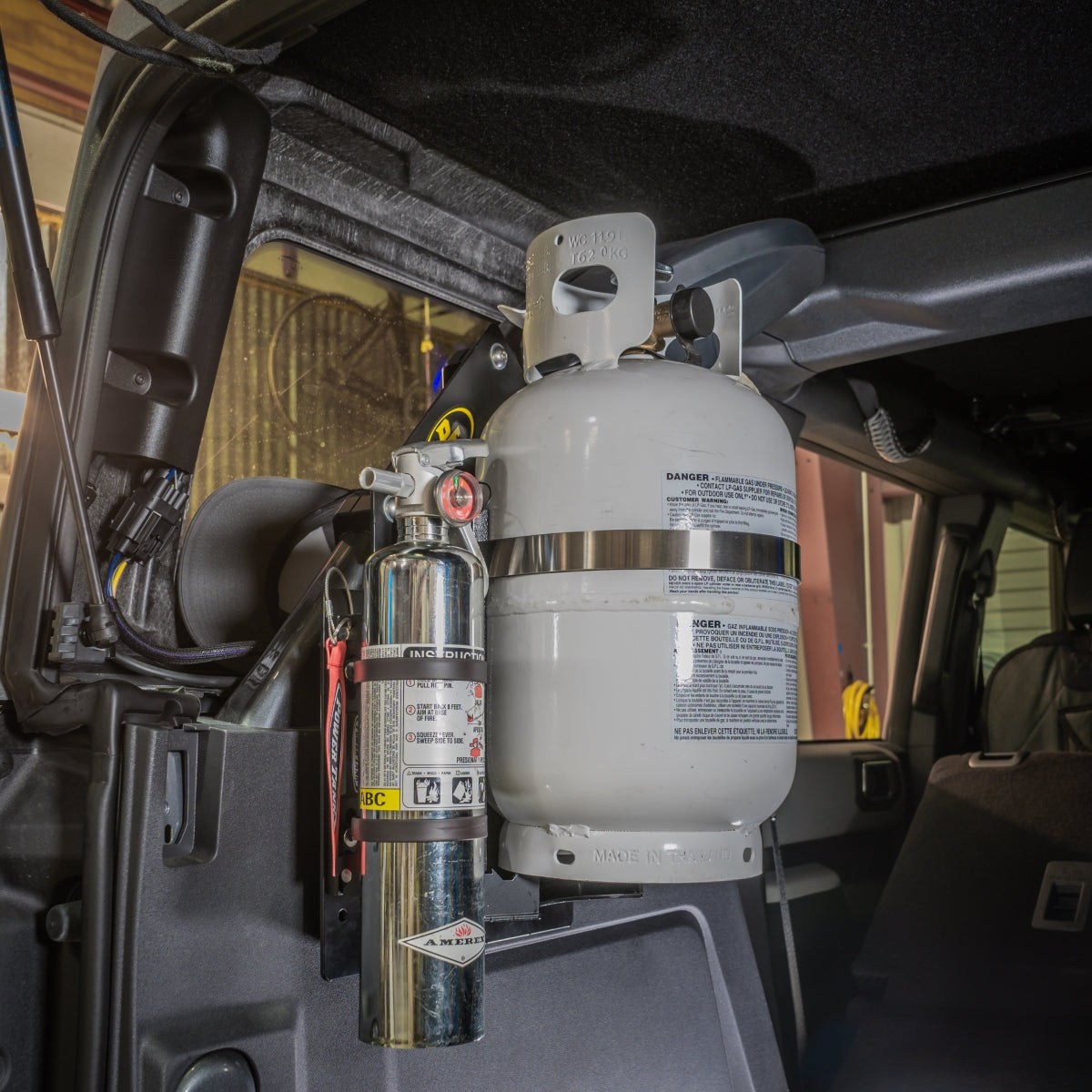 4 Door Bronco Plate - Power Tank or Propane Tank mount (6th Gen 2021+)