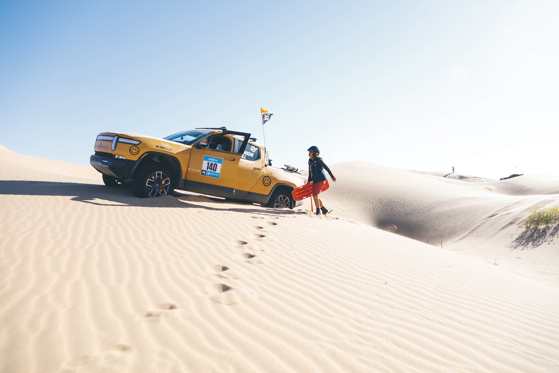 Rebelle Rally Glamis Dunes Rivian R1t Recovery Emme Hall MAXTRAX XTREME Adventure Imports