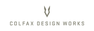 Logo of Colfax Design Works on a white background