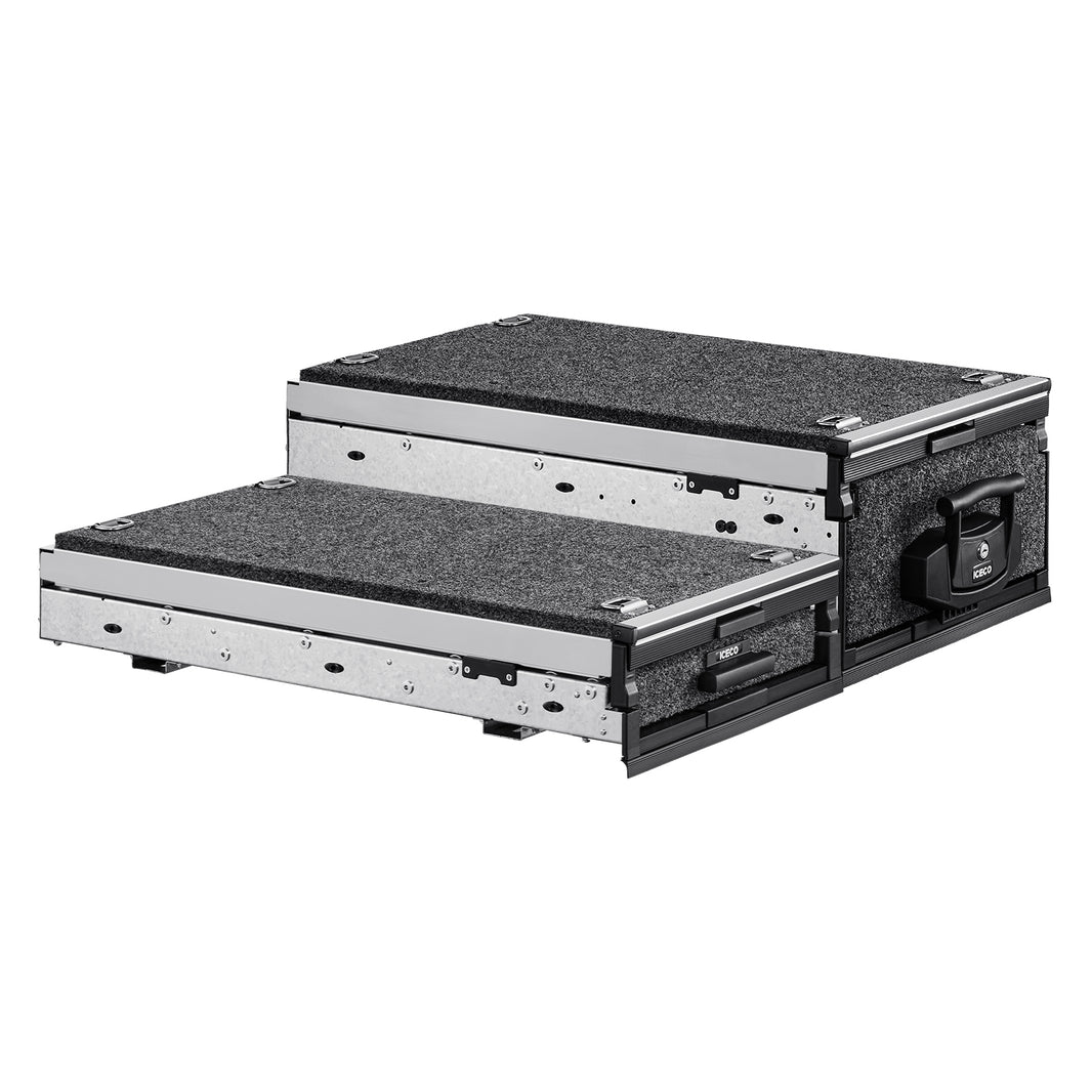 DS15 Drawer System Roller Drawer with Roller Floor | ICECO Accessories ICECO- Overland Kitted