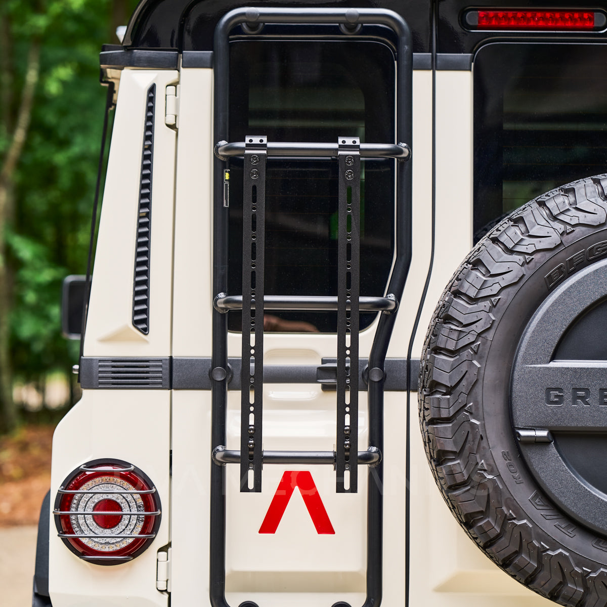 INEOS Grenadier: Ladder-Mounted Accessory Carrier – Modular Gear Mount, Gen 2