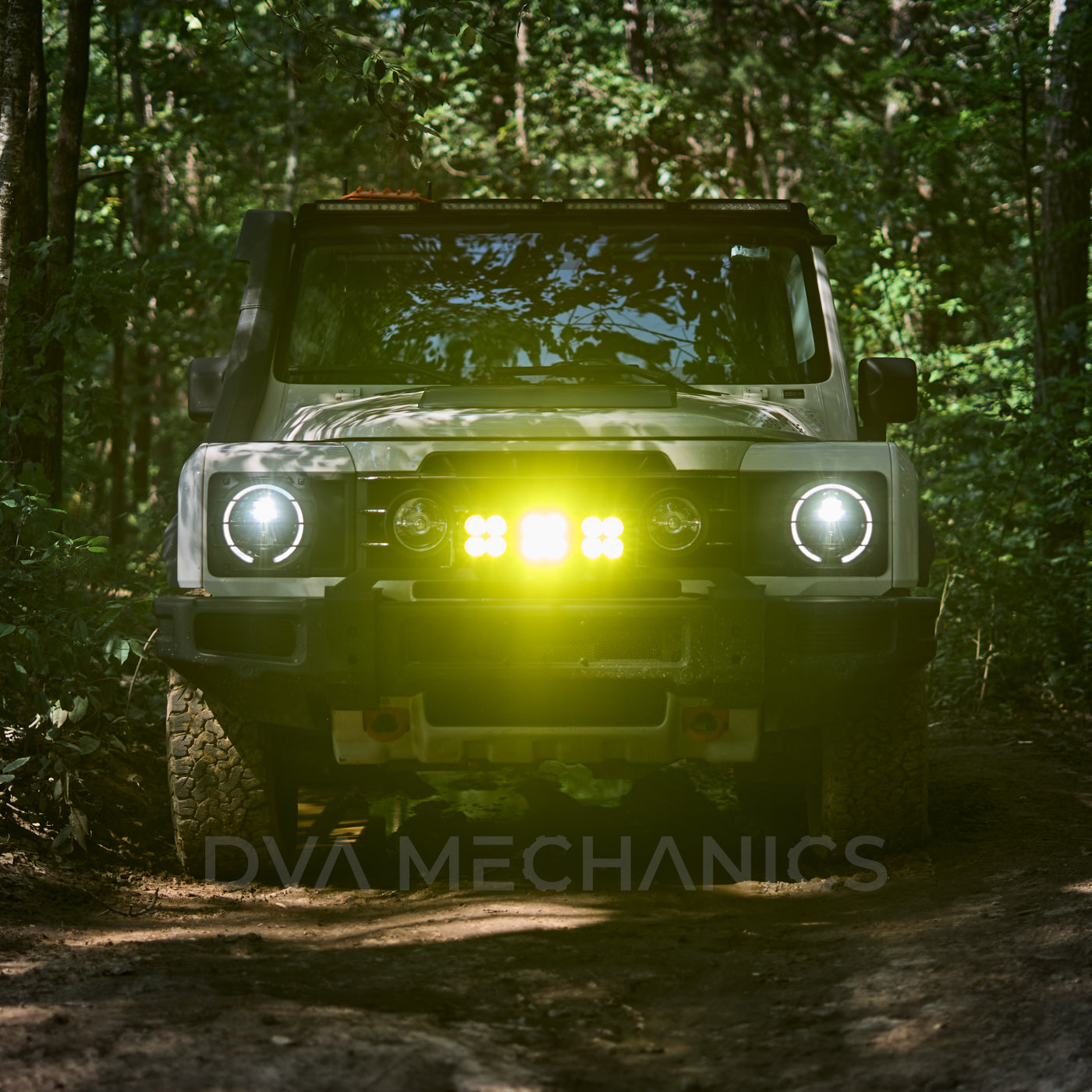 INEOS Grenadier: Front Bumper Light Kit (Mount + 3-Light LED Bar)