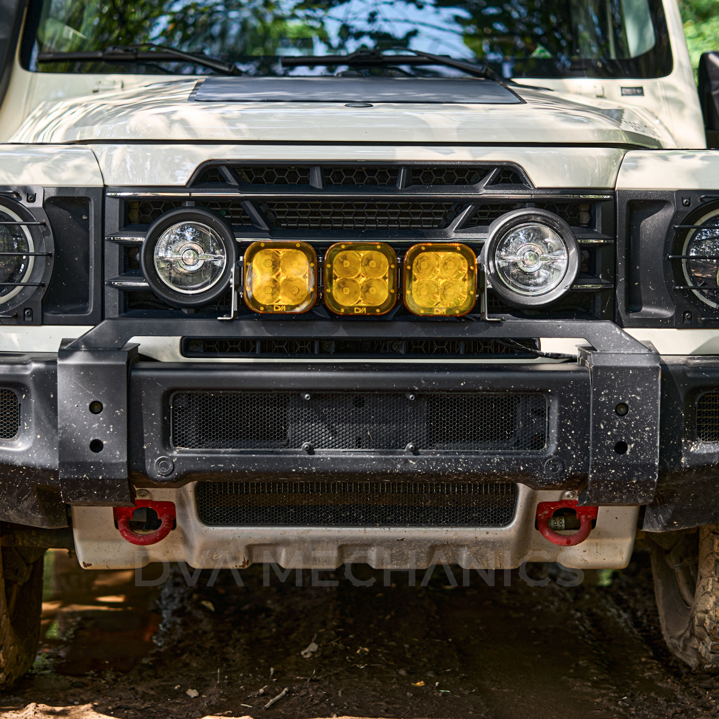 INEOS Grenadier: Front Bumper Light Kit (Mount + 3-Light LED Bar)