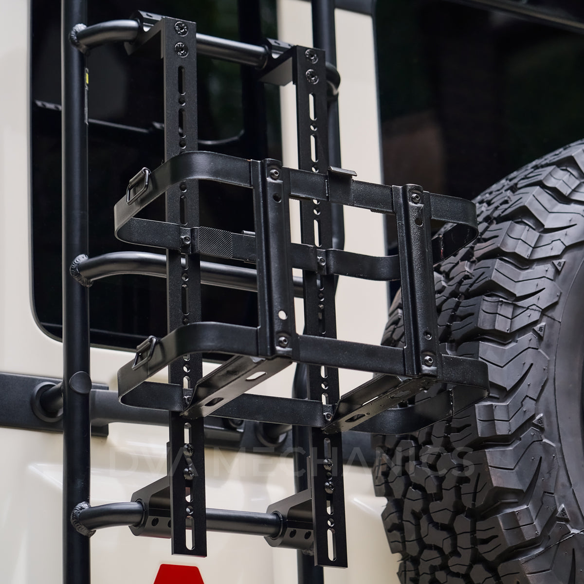 Ladder-Mounted Accessory Carrier – Modular Gear Mount for INEOS Grenadier, Gen 2