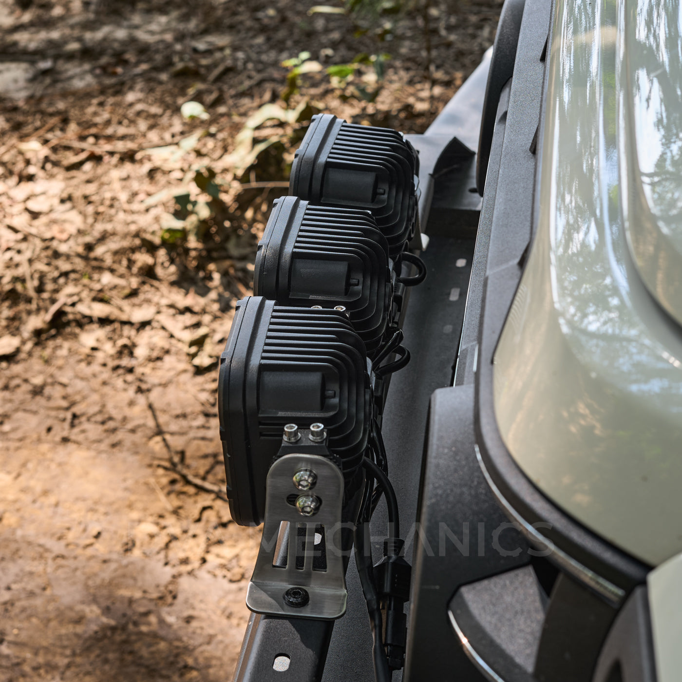 INEOS Grenadier: Front Bumper Light Kit (Mount + 3-Light LED Bar)