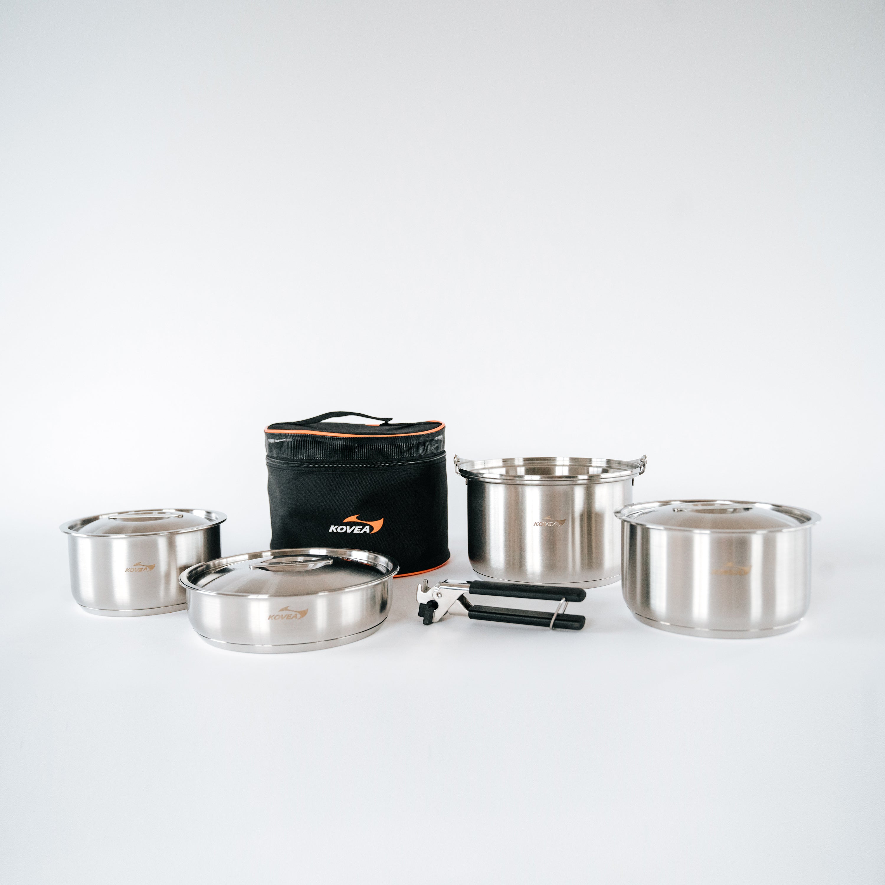 Triple Stainless Cookware L Cookware Kovea- Overland Kitted