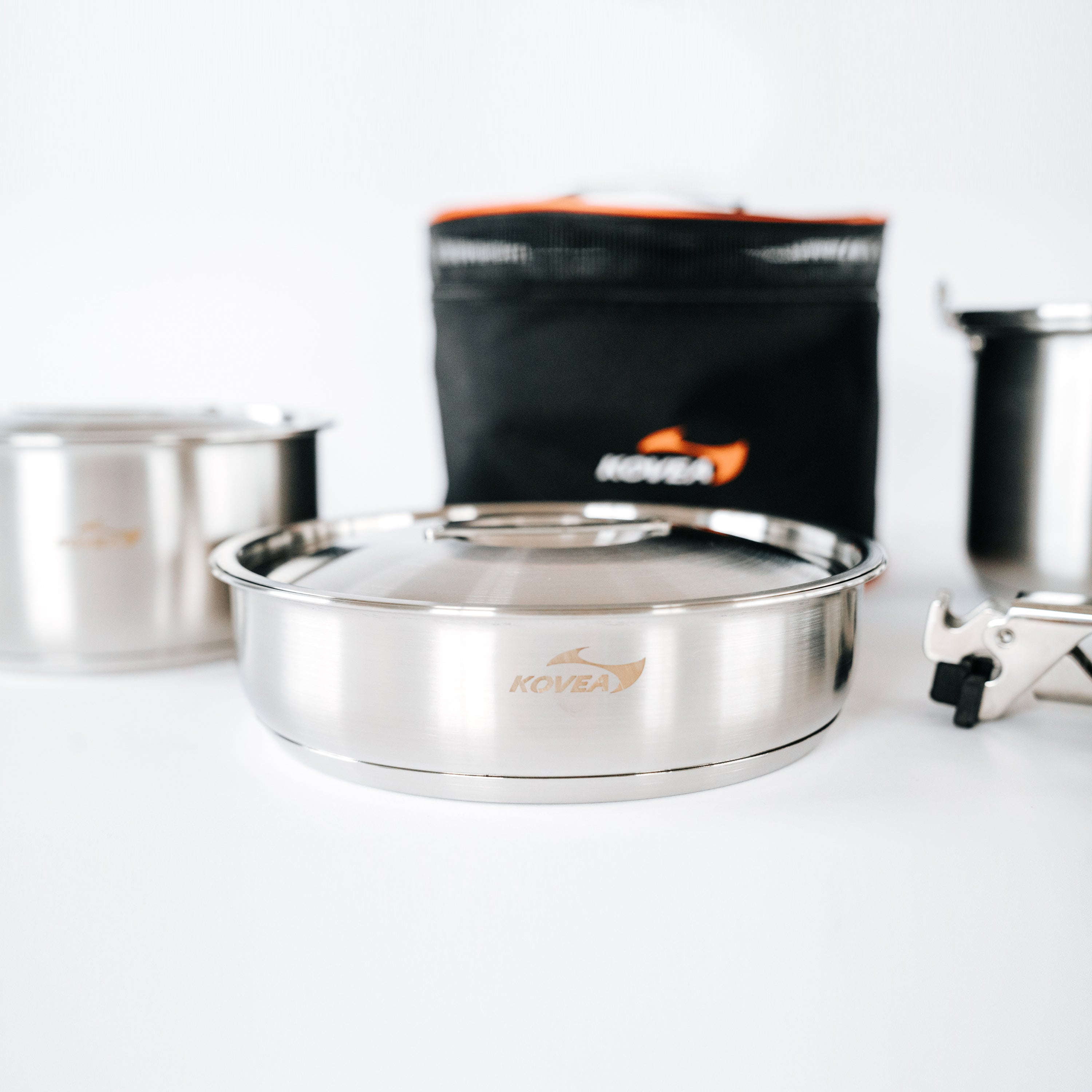 Triple Stainless Cookware L Cookware Kovea- Overland Kitted