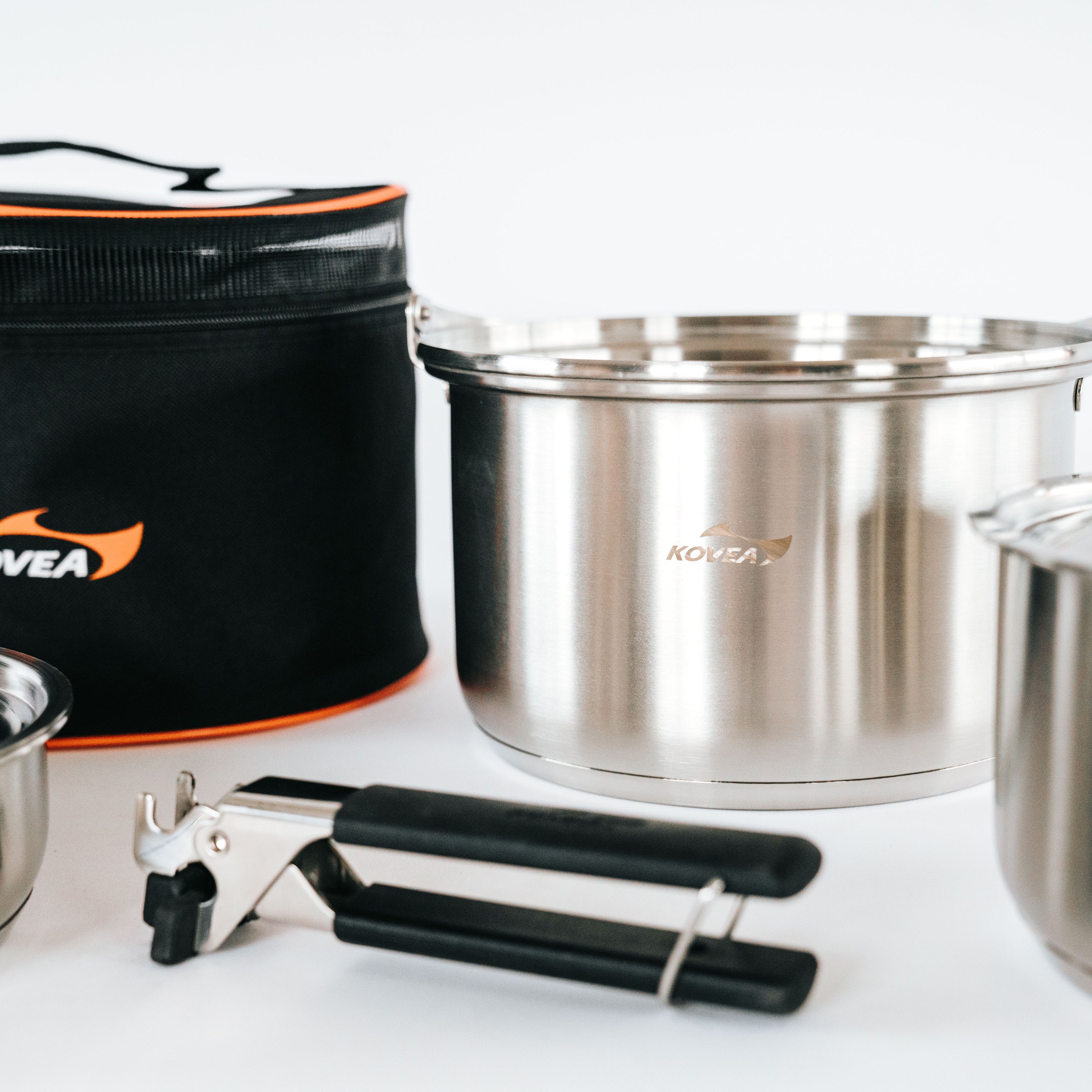 Triple Stainless Cookware L Cookware Kovea- Overland Kitted