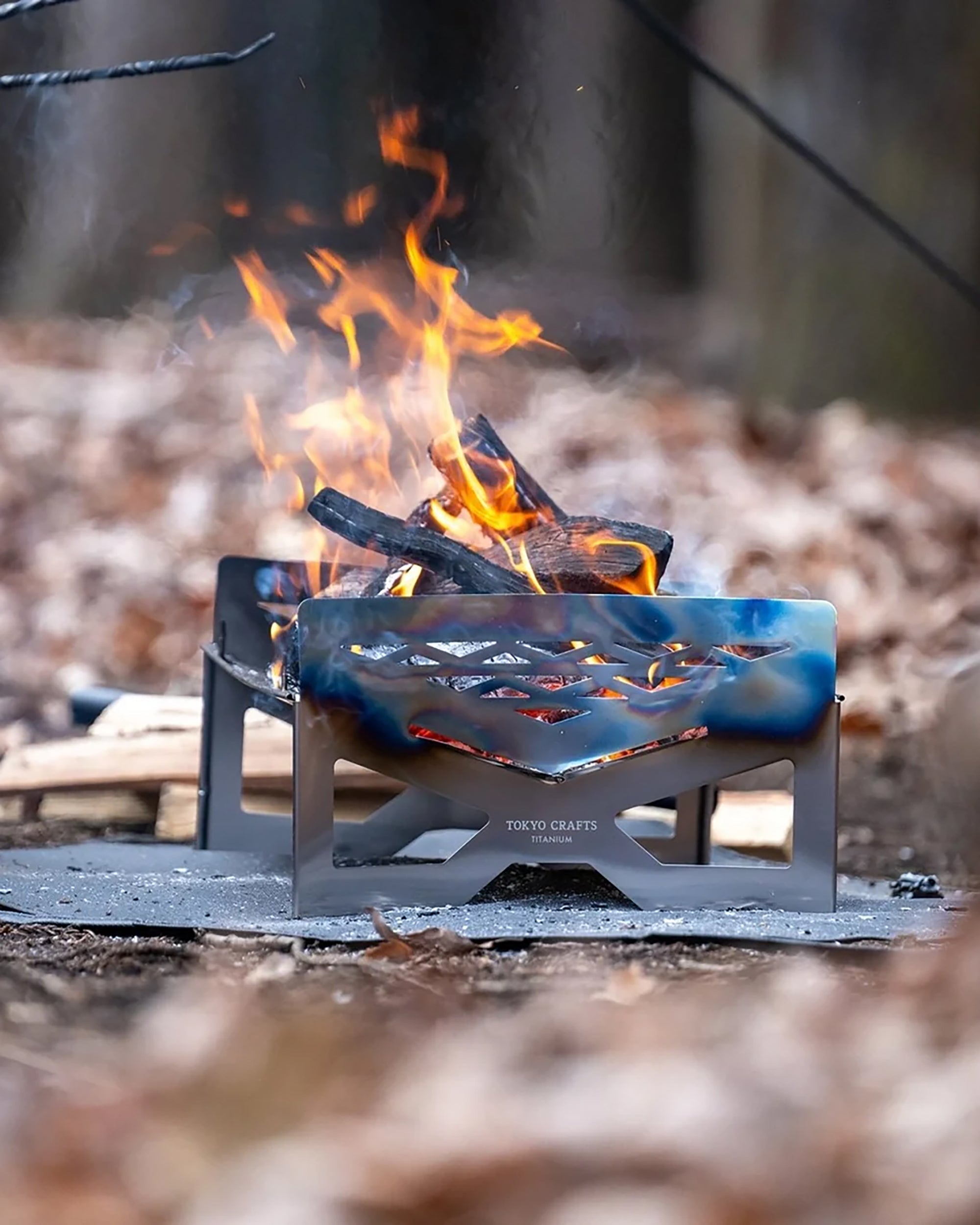 TOKYO CRAFTS MAKULITE Titanium Fire Pit
