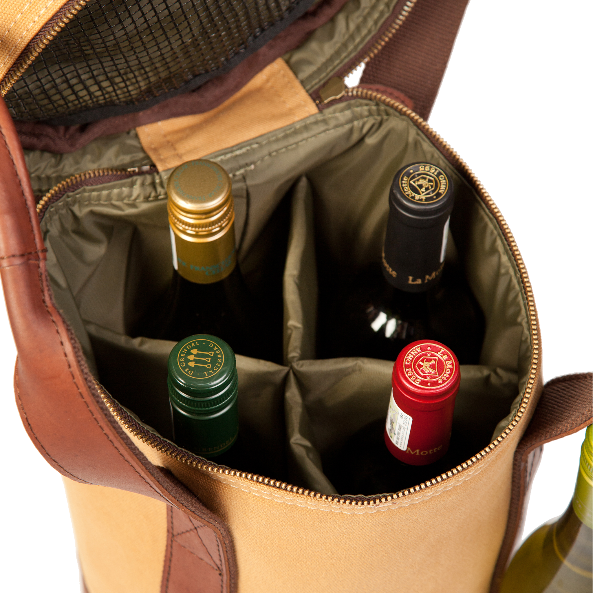 Djembe Wine Carrier - 4 Bottles   Melvill & Moon USA- Overland Kitted